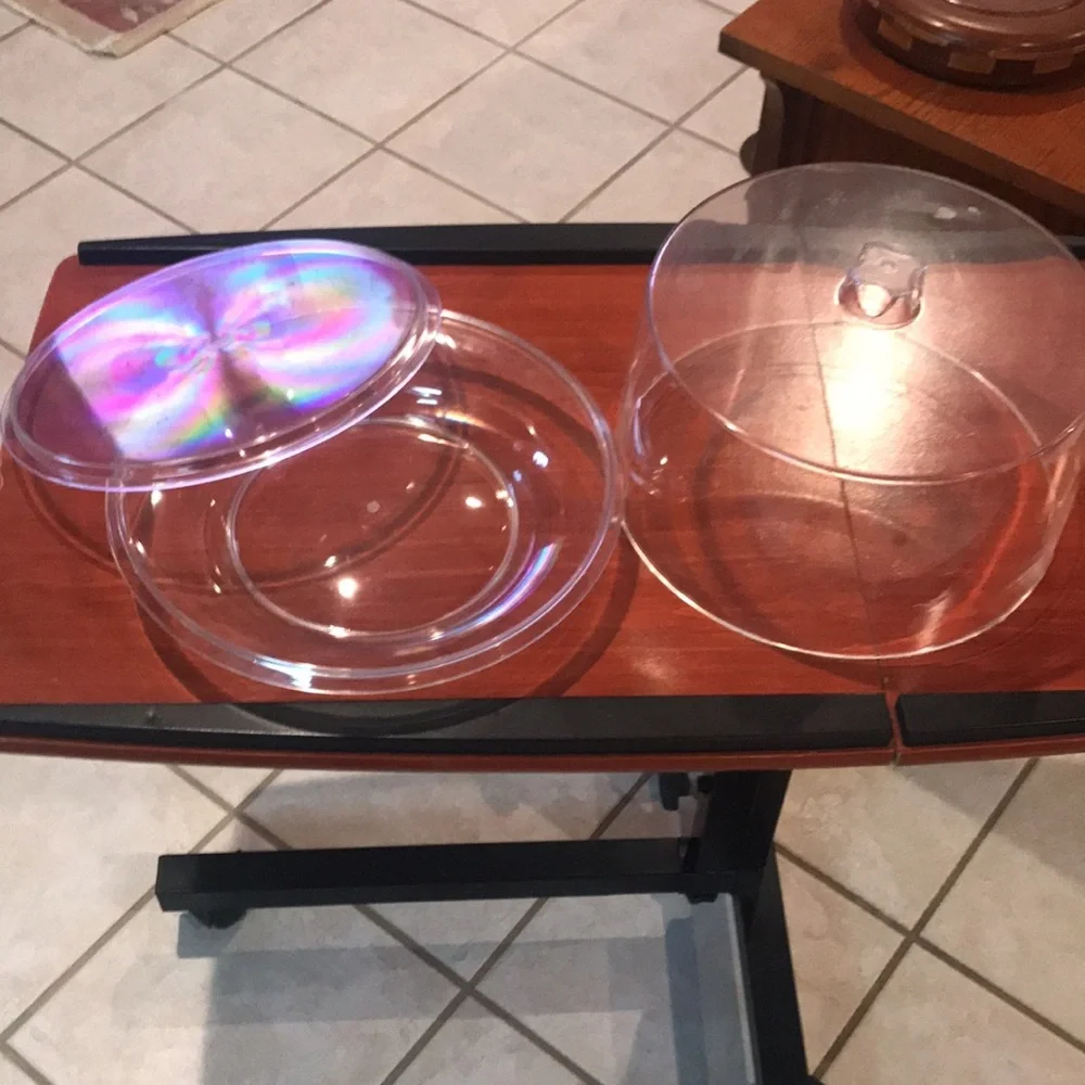 Cake Pie Holder Display Plastic